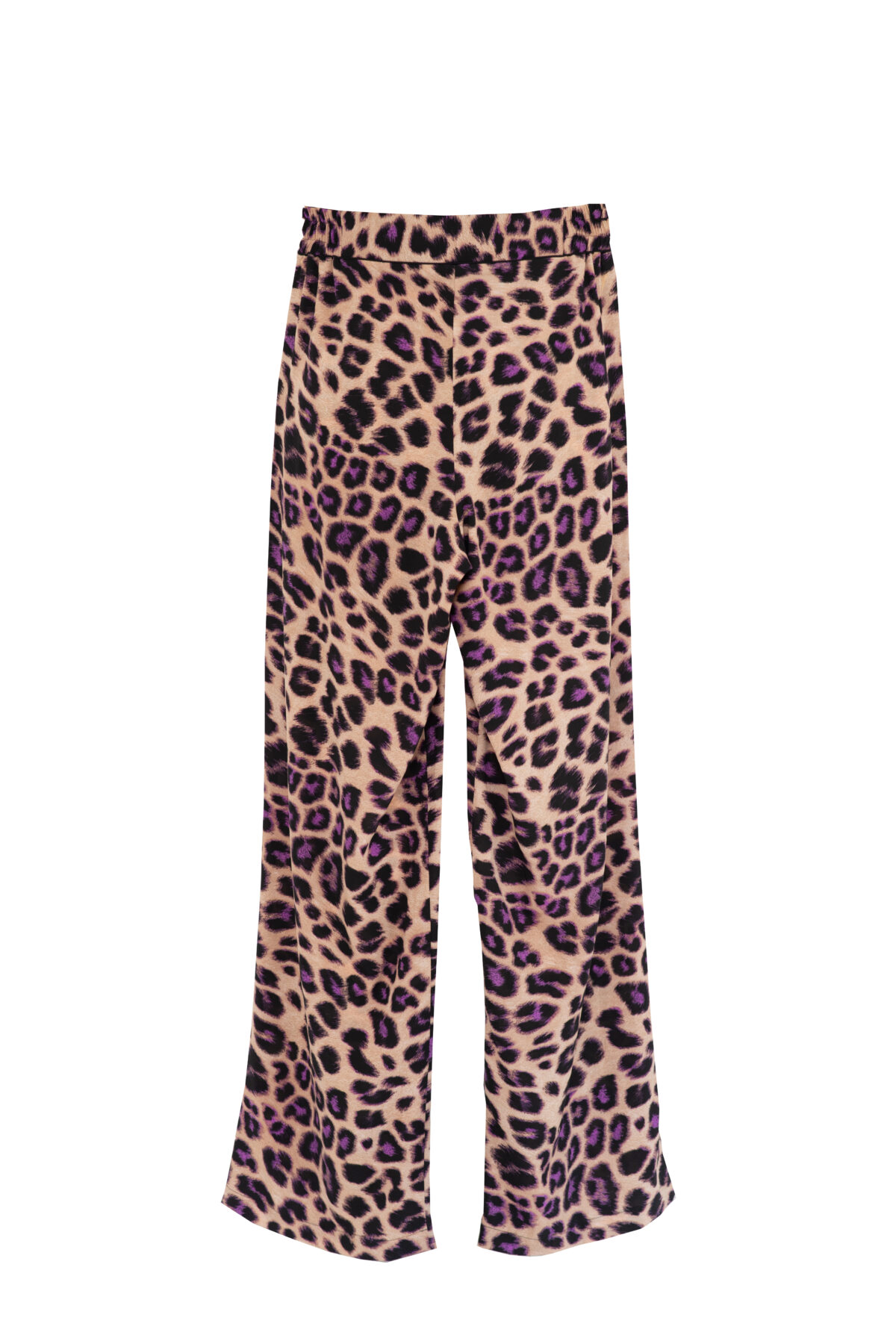 Aruba pants - Leopard beige violet (Black)